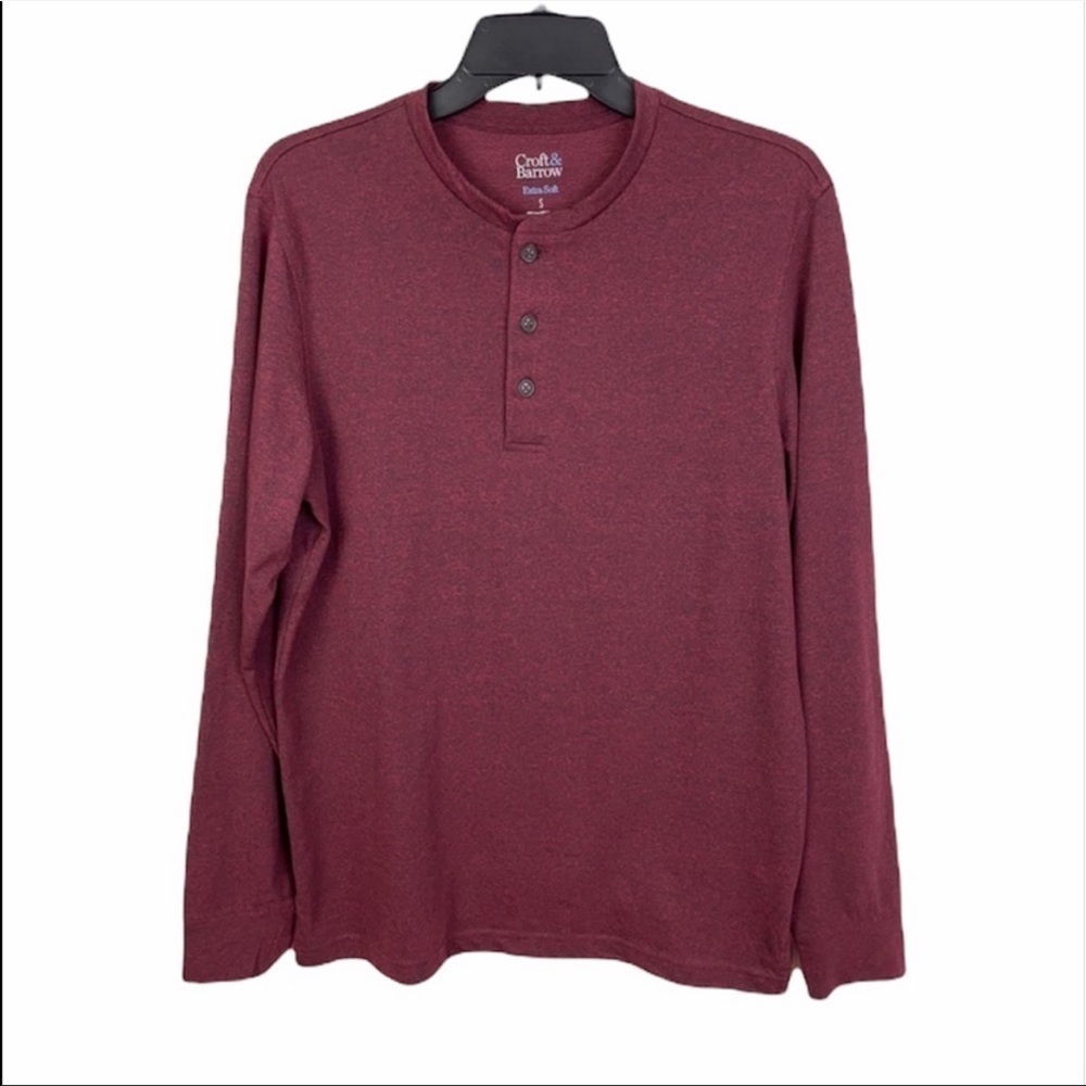 Coft & Barrow Mens Extra Soft Long Sleeve Button Shirt Cotton Blend Size Small